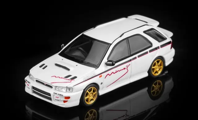 [予約] モーターヘリックス 1/64 スバル インプレッサワゴン WRX STi ver.6 Mine's Livery　M67112
