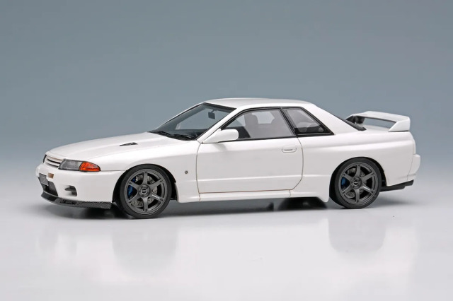 [予約] アイドロン 1/43 BUILT BY LEGENDS マインズ スカイライン GT-R (BNR32) シラナミホワイト　EM679A