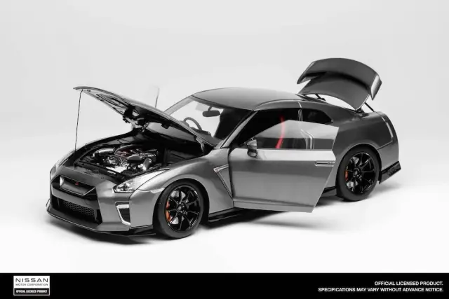 フィッシャー 190cm R35 予約] モーターヘリックス 1/18 ニッサン GT-R (R35) トラック