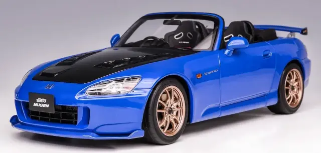 [予約] モーターヘリックス 1/18 ホンダ S2000 (AP2) 無限 MUGEN アペックスブルー M85121
