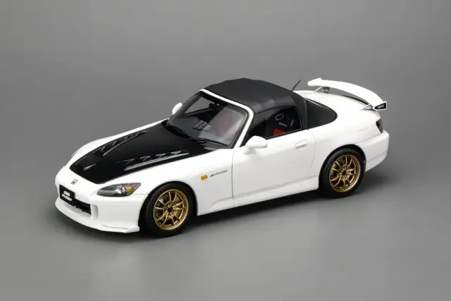 [予約] モーターヘリックス 1/18 ホンダ S2000（AP2）無限 プラチナホワイトパール　M85123