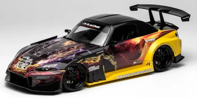 [予約] モーターヘリックス 1/18 ホンダ S2000 J's Racing 魔王 2013　M85127