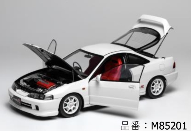 [予約] モーターヘリックス 1/18 ホンダ インテグラ タイプR（DC2）前期型 チャンピオンシップホワイト M85201