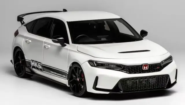 [予約] モーターヘリックス 1/18 ホンダ シビック タイプ R (FL5) HKS チャンピオンシップホワイト　M85317