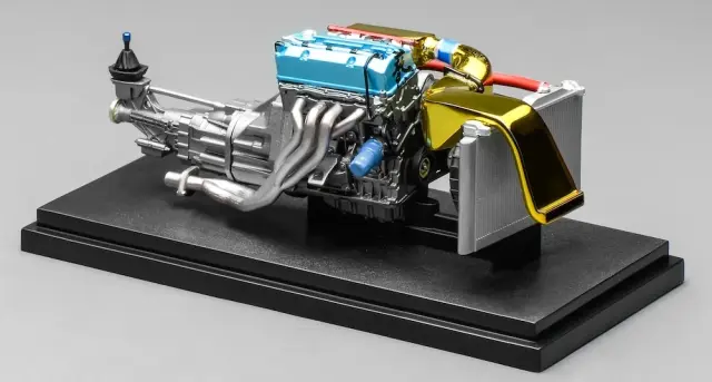 予約] モーターヘリックス 1/18 ホンダ F22C ジェイズレイジング 2.6L