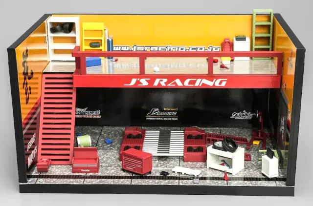 [予約] モーターヘリックス 1/64 ジェイズレーシング テーマガレージ　M90211