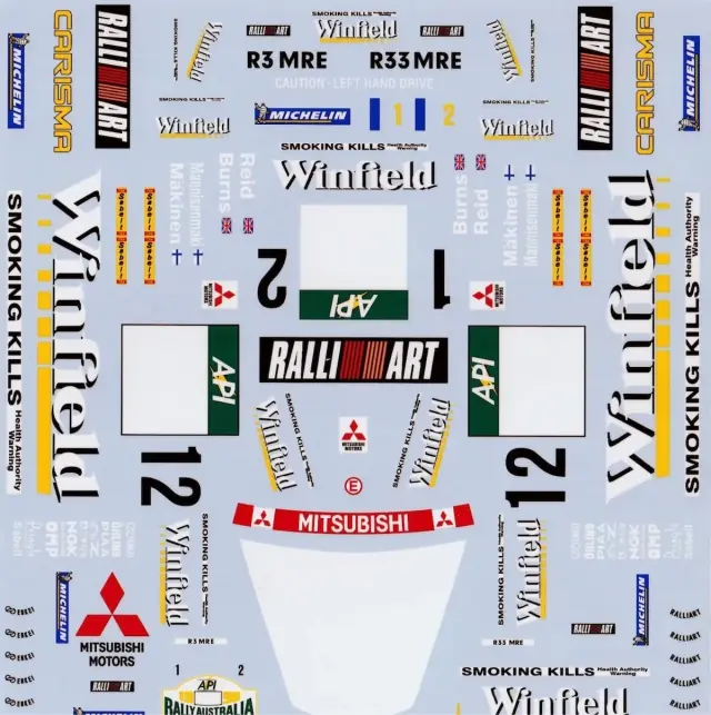 ミュージアムコレクション 1/24 ミツビシ ランサー Evo.5 オーストラリア ラリー 1998　MC-D146