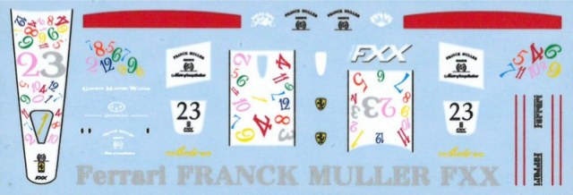 ミュージアムコレクション 1/64 フェラーリ F1用 追加ロゴセット