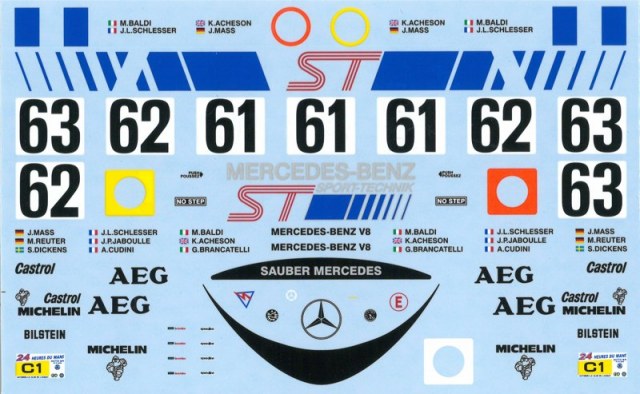 ミュージアムコレクション 1/24 ザウバー メルセデス C9 ルマン & 鈴鹿