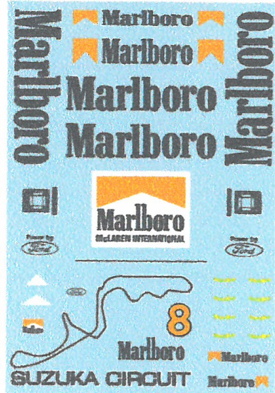 ミュージアムコレクション 1/18 マクラーレン MP4/6 マルボロ タバコ