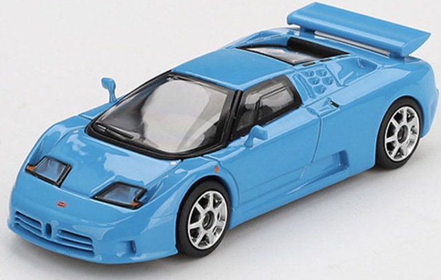 [予約 MINI-GT 1/64 ブガッティ EB110 スーパースポーツ ブルー ブガッティ(左ハンドル)　MGT00890-L