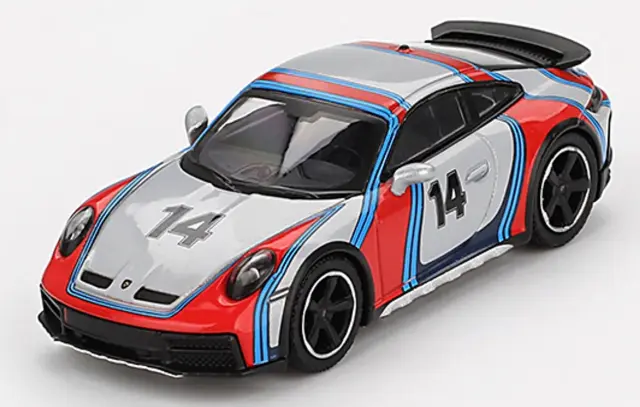[予約 MINI-GT 1/64 ポルシェ 911 ダカール "Rally 1974" アイスグレーメタリック(左ハンドル)　MGT00964-L