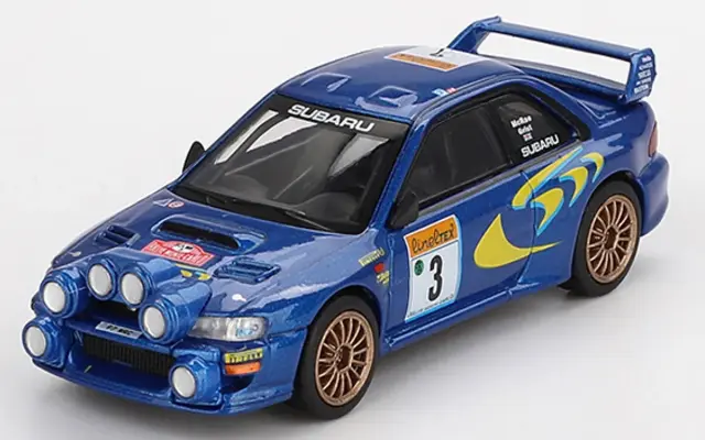 予約 MINI-GT 1/64 スバル インプレッサ WRC98 モンテカルロ