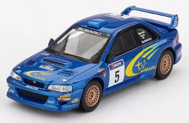 ［予約］MINI-GT 1/64 スバル インプレッサ WRC99 ラリー・オーストラリア 1999 ウィナー No.5(左ハンドル)オーストラリア限定 MGT00986-L