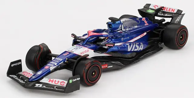 [予約] MINI-GT 1/64 ビザ キャッシュ アップ VCARB 01 2024 No.3 バーレーンGP D.リカルド　MGT01006-L
