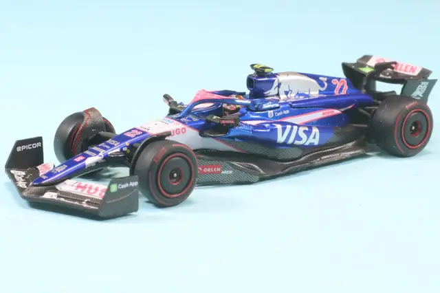 MINI-GT 1/64 ビザ キャッシュ アップ VCARB 01 2024 No.22 バーレーングGP 角田 裕毅 MGT01007-L