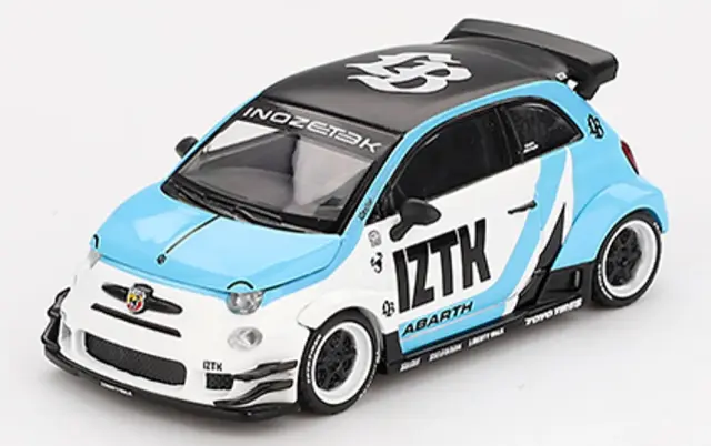 [予約] MINI-GT 1/64 アバルト 595 LB-WORKS x Abas Works IZTK(左ハンドル)　MGT01051-L