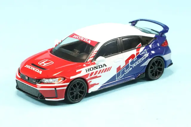 260318　 MINI-GT 1/64 ホンダ シビック タイプR 2024 ペースカー HRC (左ハンドル) MGT01079-L
