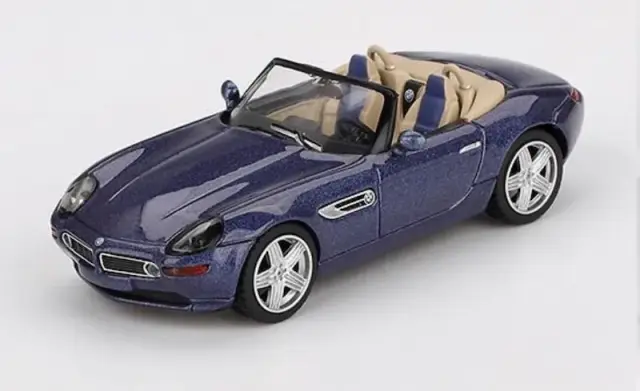 予約] MINI-GT 1/64 BMW Z8 アルピナ アルピナブルー (左ハンドル