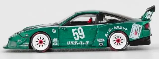 予約] MINI GT 1/64 ニッサン LB-スーパーシルエット 180SX 東京オート