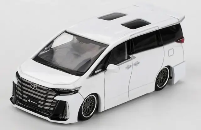 予約] MINI GT 1/64 トヨタ ヴェルファイア 40 KUHL ホワイト (右