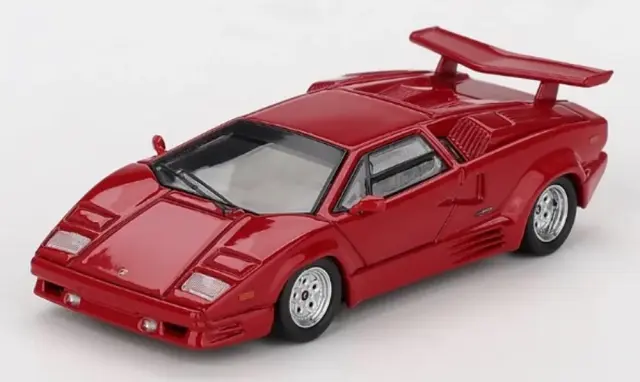 [予約]  MINI GT 1/64 ランボルギーニ カウンタック 25th アニバーサリー レッド (左ハンドル)　MGT01192-L
