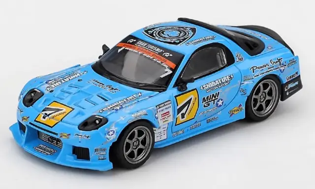 [予約]  MINI GT 1/64 マツダ RX-7 RE雨宮 2025 D1 GP (右ハンドル)　MGT01195-R