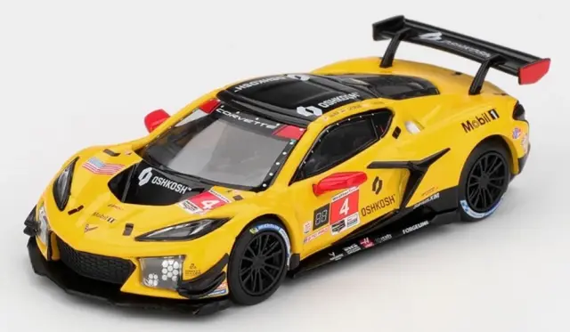 [予約] MINI GT 1/64 シボレー コルベット Z06 GT3.R IMSA デイトナ24h 2025 No.4 コルベット レーシング by プラット ミラー モータースポーツ MGT01197-L