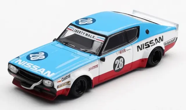 MINI-GT 1/64 ニッサン スカイライン GT-R R32 ニスモガンメタル 松田