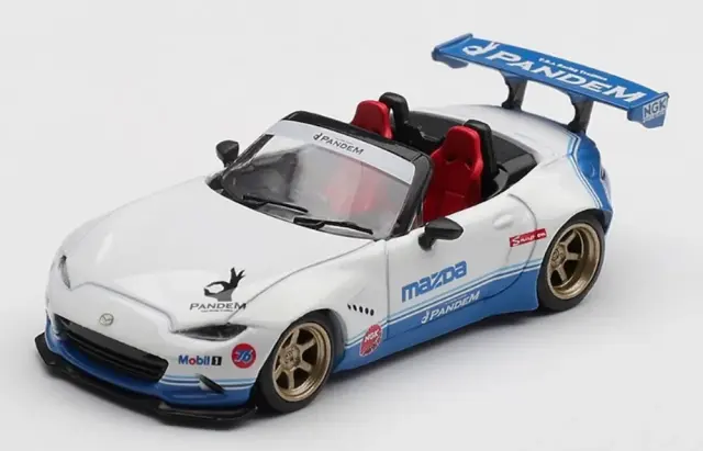 [予約] MINI-GT 1/64 パンデム マツダ ミアータ MX-5 (ND) IMSA (右ハンドル)　MGT01222-R