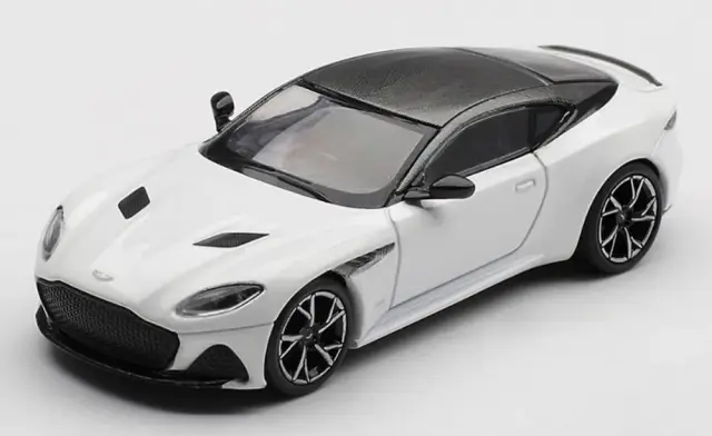 [予約] MINI-GT 1/64 ストンマーチン DBS ストラタスホワイト (右ハンドル)　MGT01225-R