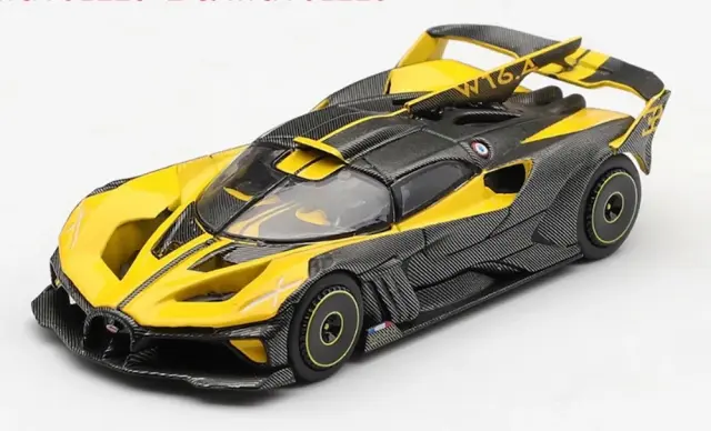 [予約] MINI-GT 1/64 ブガッティ ボライド イエロー (左ハンドル)　MGT01229-L