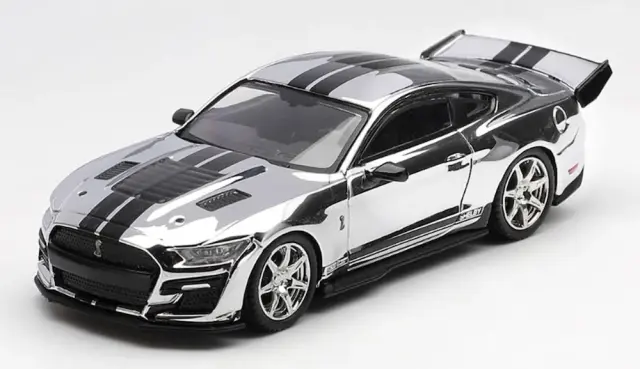 [予約] MINI-GT 1/64 シェルビー GT500 ドラゴンスネーク コンセプト クロムシルバー (左ハンドル)　MGT01230-L