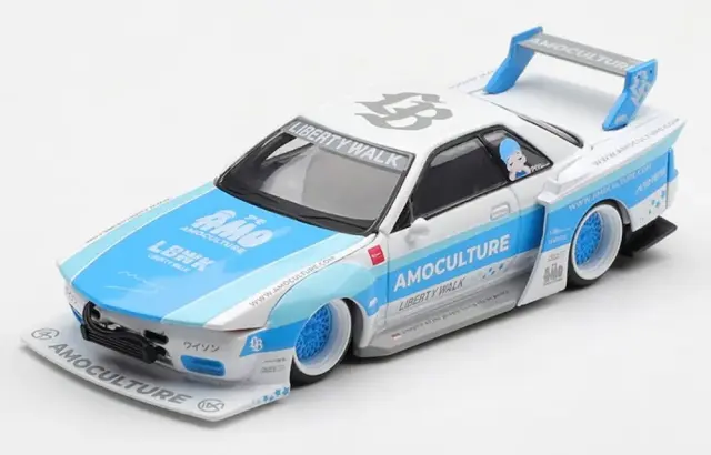 [予約] MINI-GT 1/64 ニッサン スカイライン GT-R R32 LBWK 街道ワークス アモカルチャー (右ハンドル)　MGT01238-R