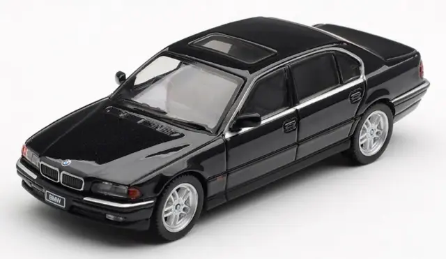 [予約] MINI-GT 1/64 BMW 750IL ブラックサファイア (左ハンドル)　MGT01242-L
