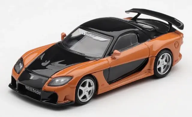 [予約] MINI-GT 1/64 マツダ RX-7 ベールサイドフォーチュン「ワイルド スピードX3 TOKYO DRIFT」(ワイルド スピード Tokyo Drift) ハン ソウルオ ブリスターPKG　MGT01251-BL