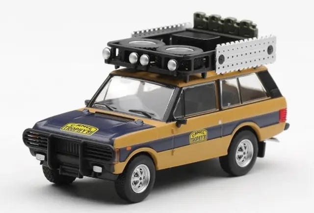 [予約] MINI-GT 1/64 レンジ ローバー 1981 キャメルトロフィー スマトラ N スドマン ＆ F ホフマン (左ハンドル)　MGT01311-L