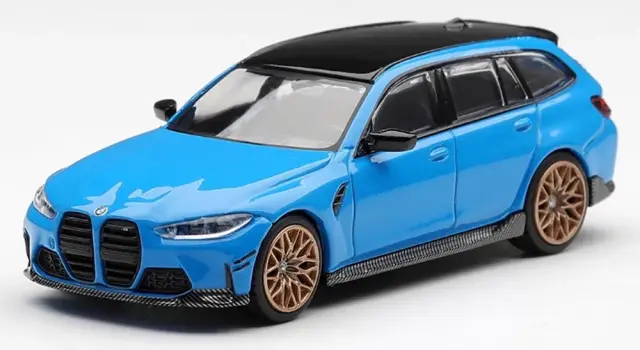 [予約] MINI-GT 1/64 BMW M3 Mパフォーマンス ツーリング リビエラブルー (右ハンドル)　MGT01319-R