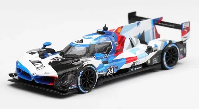 [予約] MINI-GT 1/64 BMW M ハイブリッド V8 GTP IMSA デイトナ24時間 2024 #24 BMW M Team RLL (左ハンドル)　MGT01326-L