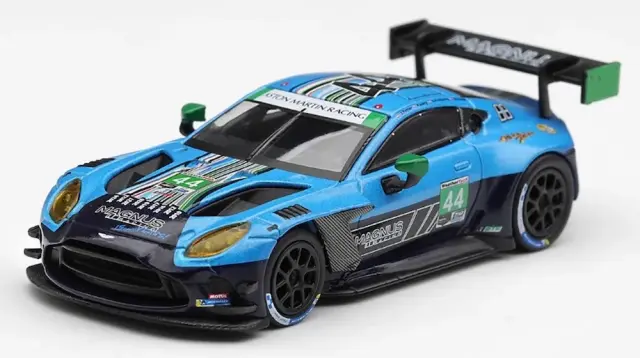 [予約] MINI-GT 1/64 アストンマーチン ヴァンテージ GT3 EVO IMSA デイトナ24h 2025 No.44 マグナスレーシング (左ハンドル)　MGT01334-L