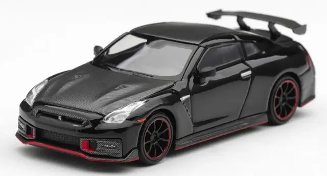 [予約] MINI-GT 1/64 ニッサン GT-R ニスモ 2024 ブラック (左ハンドル)　MGT01338-L