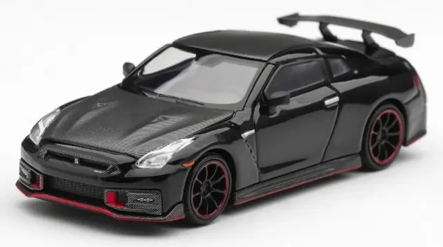 [予約] MINI-GT 1/64 ニッサン GT-R ニスモ 2024 ブラック (右ハンドル)　MGT01338-R