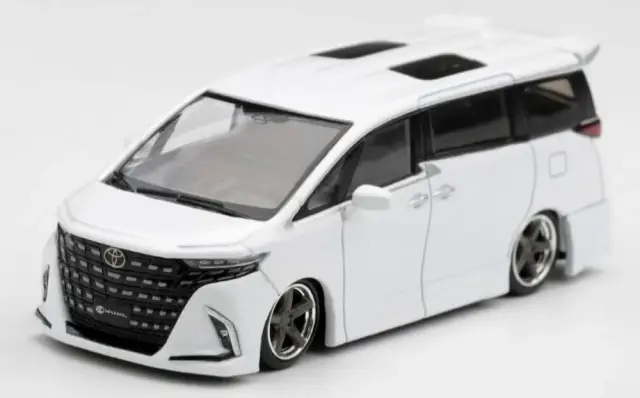 [予約] MINI-GT 1/64 トヨタ アルファード 40 KUHL ホワイト (左ハンドル)　MGT01339-L