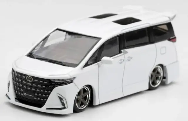 [予約] MINI-GT 1/64 トヨタ アルファード 40 KUHL ホワイト (右ハンドル)　MGT01339-R