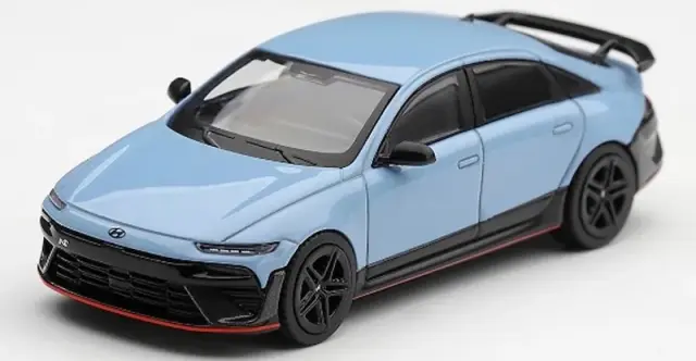 [予約] MINI-GT 1/64 ヒュンダイ アイオニック 6N パフォーマンス ブルーパール (左ハンドル) 韓国限定　MGT01344-L