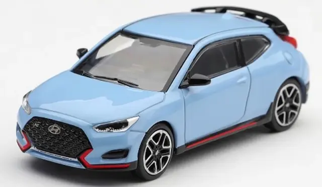 [予約] MINI-GT 1/64 ヒュンダイ ヴェロスター N パフォーマンス ブルー (左ハンドル) 韓国限定　MGT01346-L
