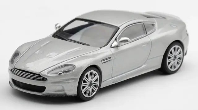 [予約] MINI-GT 1/64 アストンマーチン DBS 2008 ライトニングシルバー 2008 (右ハンドル)　MGT01360-R