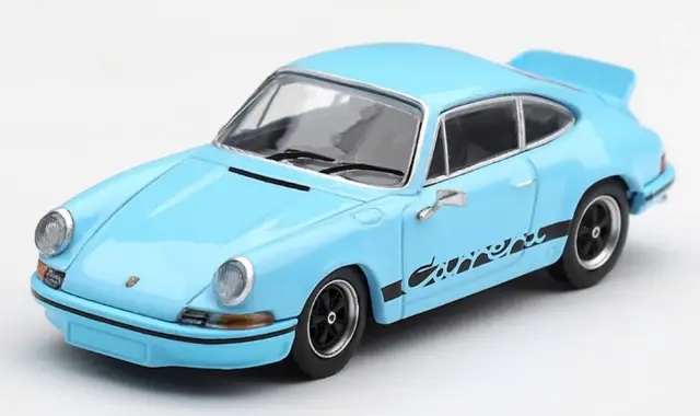 [予約] MINI-GT 1/64 ポルシェ 911 カレラ RS 2.7 ガルフブルー/ブラックリバリー (右ハンドル)　MGT01365-R