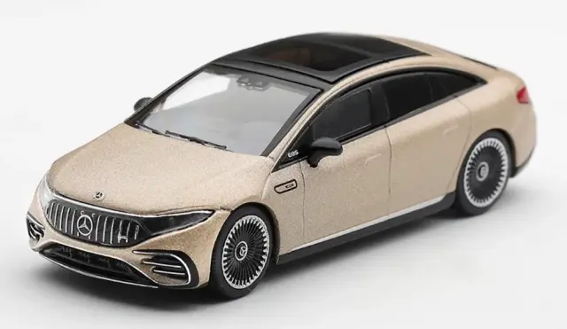 [予約] MINI-GT 1/64 メルセデス AMG EQS 53 ゴールド(左ハンドル)　MGT01369-L