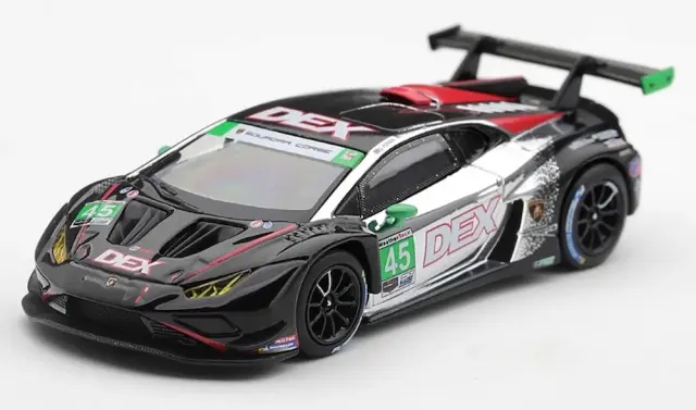 [予約] MINI-GT 1/64 ランボルギーニ ウラカン GT3 EVO2 IMSA シボレーGP 優勝車 2025 No.45 DEX Wayne Taylor Racing(左ハンドル)　MGT01370-L
